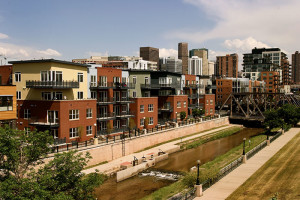 The Cherry Creek Lofts project along Cherry Creek features units ranging from 898 to 1,164 square feet.