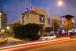 The Houston Texans Grille. Many of the restaurants are located on the first or second level of two-story commercial buildings. (CityCentre)
