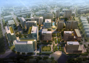 The north parcel, KIC’s final phase of development, includes office, residential, hotel, and educational uses. (SHUI ON LAND)