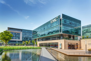 The EMC2building at KIC Plaza. (SHUI ON LAND)